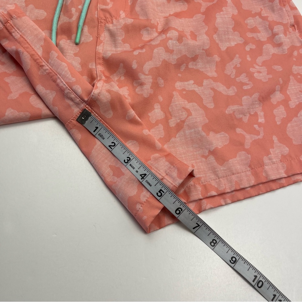 Huk Mens Swim Shorts Size Large Liner Peach Orange Color Summer Vacation Outdoor - Picture 3 of 10